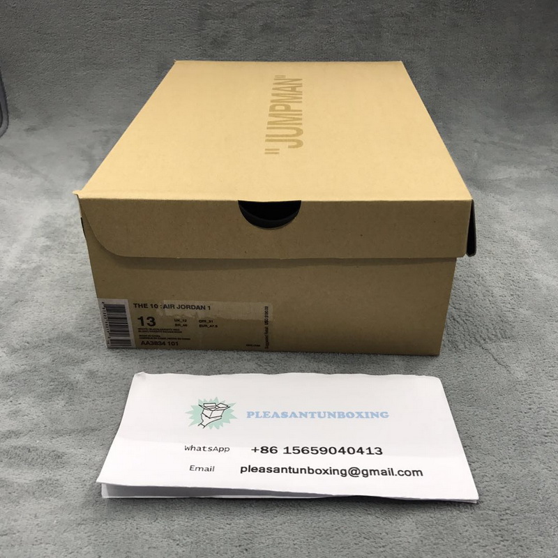 Authentic Air Jordan 1 Off White GS